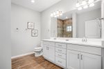 Master Bath with Two Vanities 